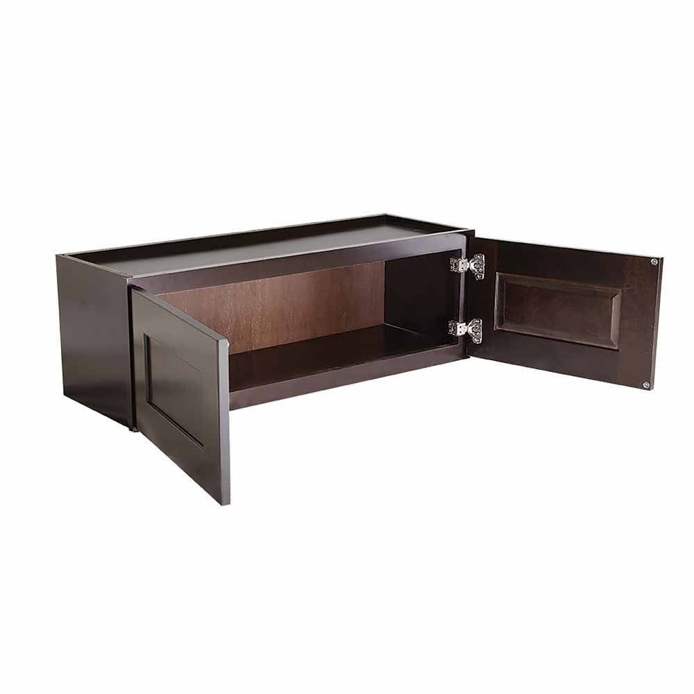 Espresso Double Door Kitchen Cabinet S165
