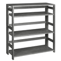 Grey High Folding Bookcase N175