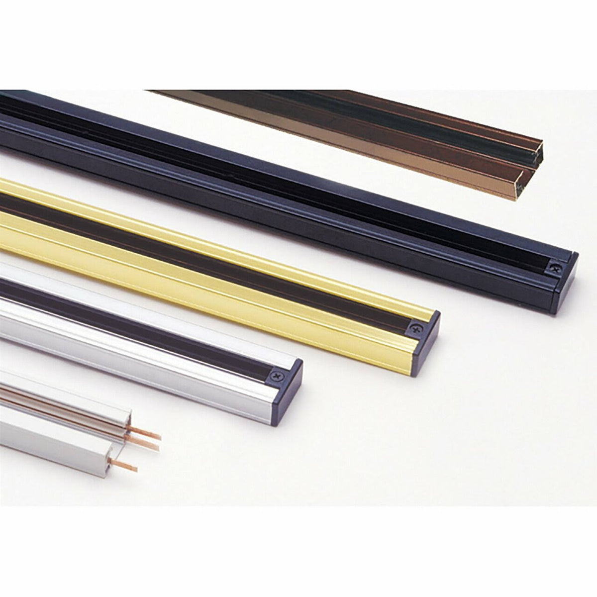6 Track Brushed Steel Finish I2946