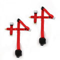 Red Retractable Bucket Seat Belt Kit - 2 Belts Q335099