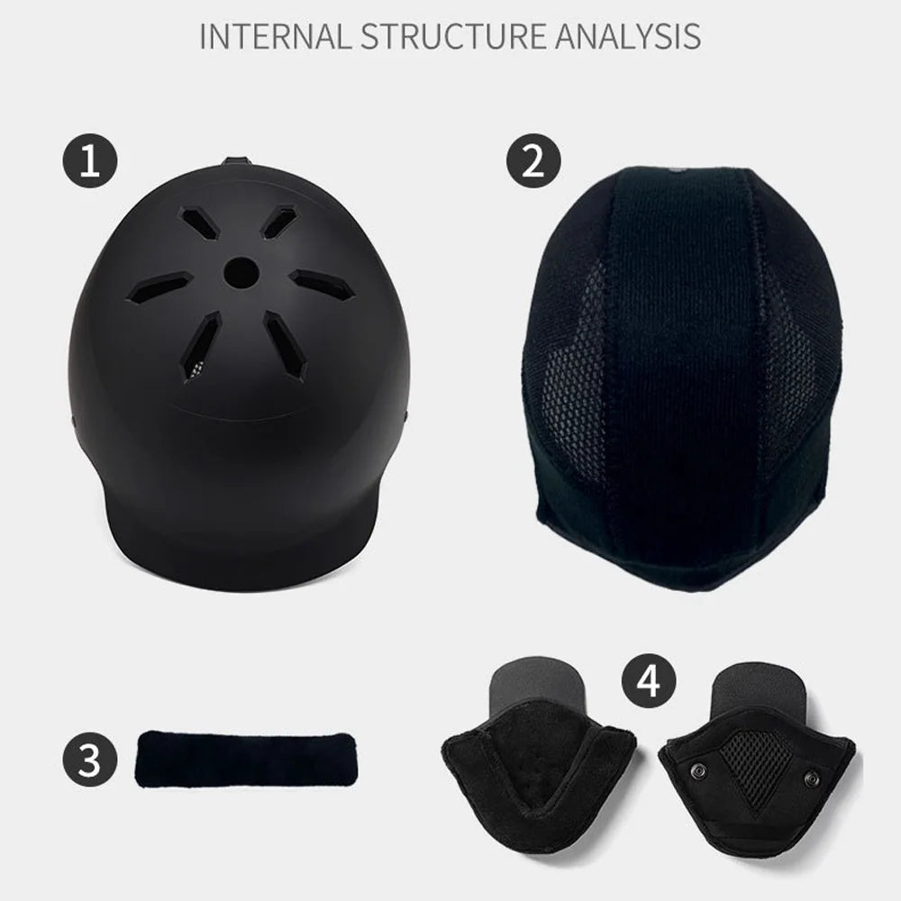 Reinforced ABS Winter Warm Cycling Helmets L9845
