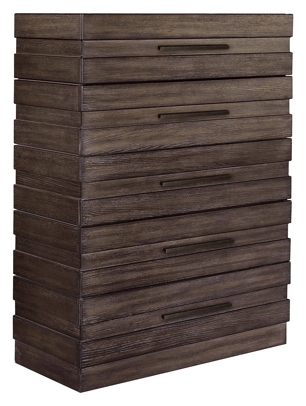 Brown 5 Drawer Chest O9231