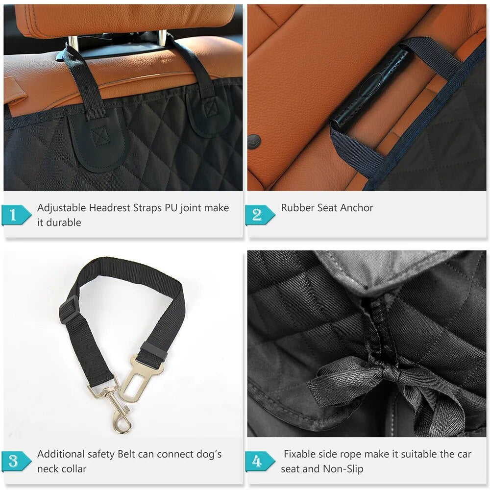 Waterproof Nonslip 600D Dog Car Seat Cover X5684