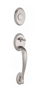 Satin Nickel Dummy Handleset Decorative Lever Arch Rose B2507