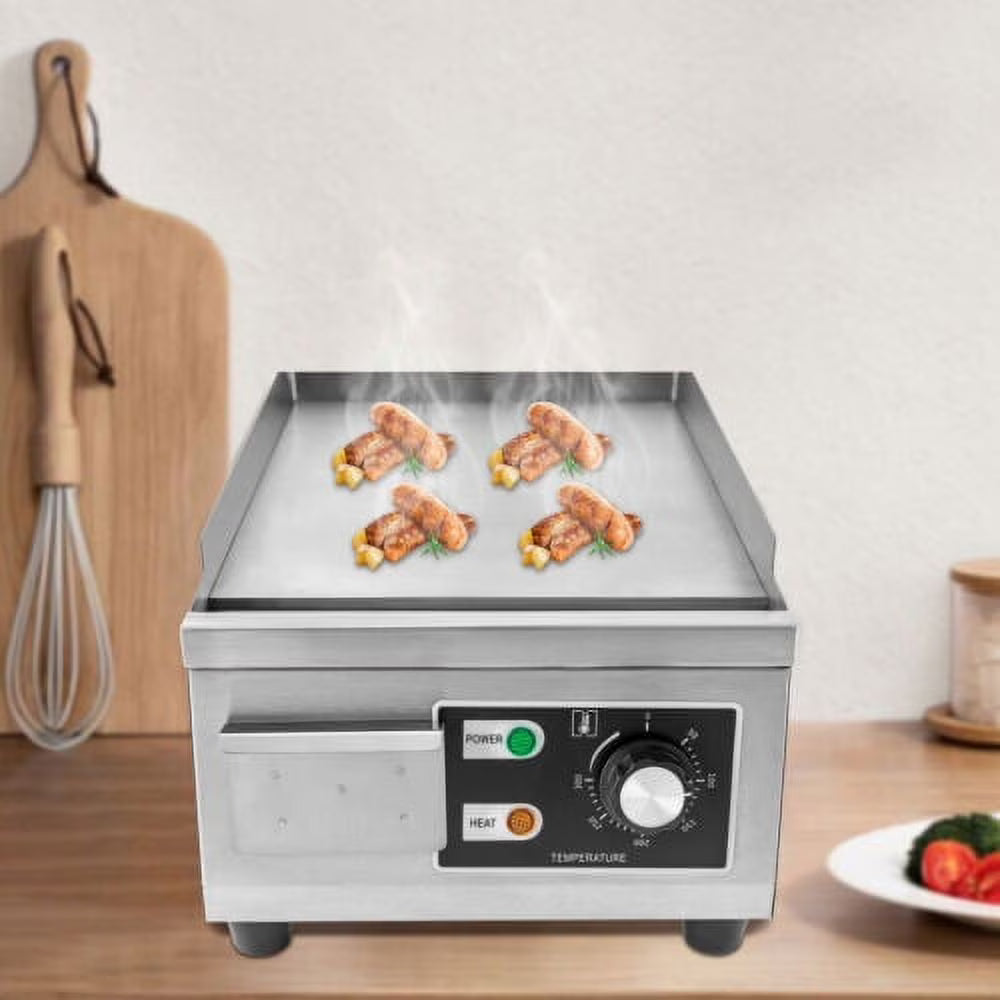1300W Electric Griddle Flat Top Stainless Steel G170