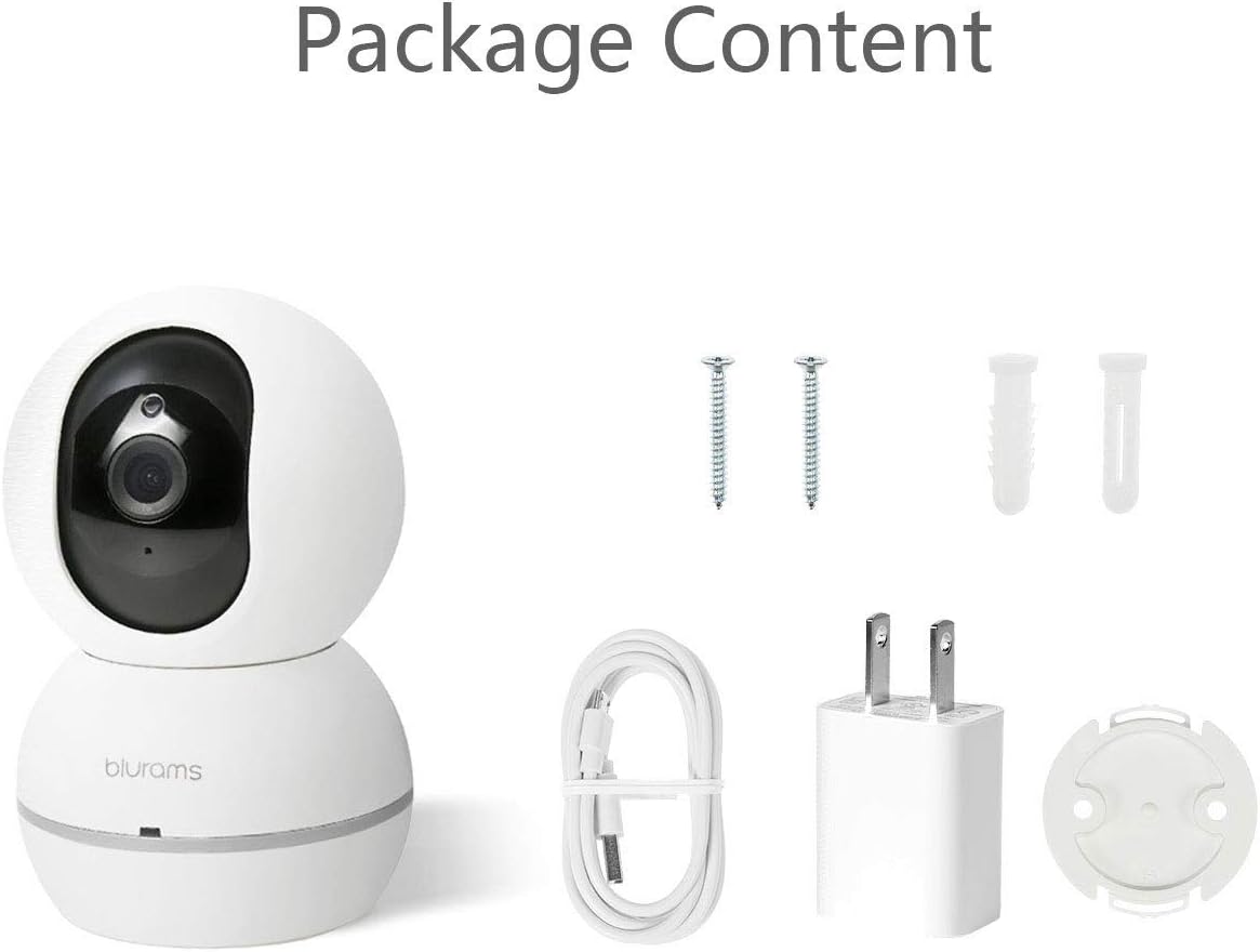 1080p Dome Security Camera PTZ Surveillance System with Night Vision Two-Way Audio Pack of 2 O146