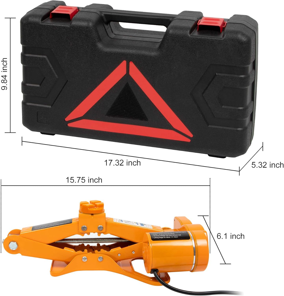 2 Ton Electric Car Jack Pack of 2 C145789