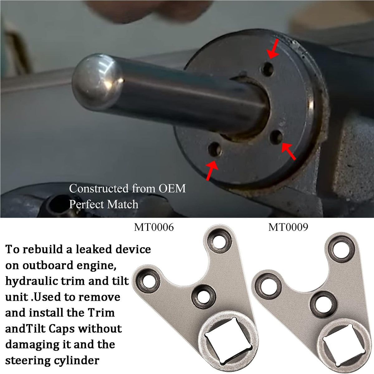 Trim/Tilt Pin Wrench and Seal Kit for Yamaha Showa, Suzuki, Honda X541588