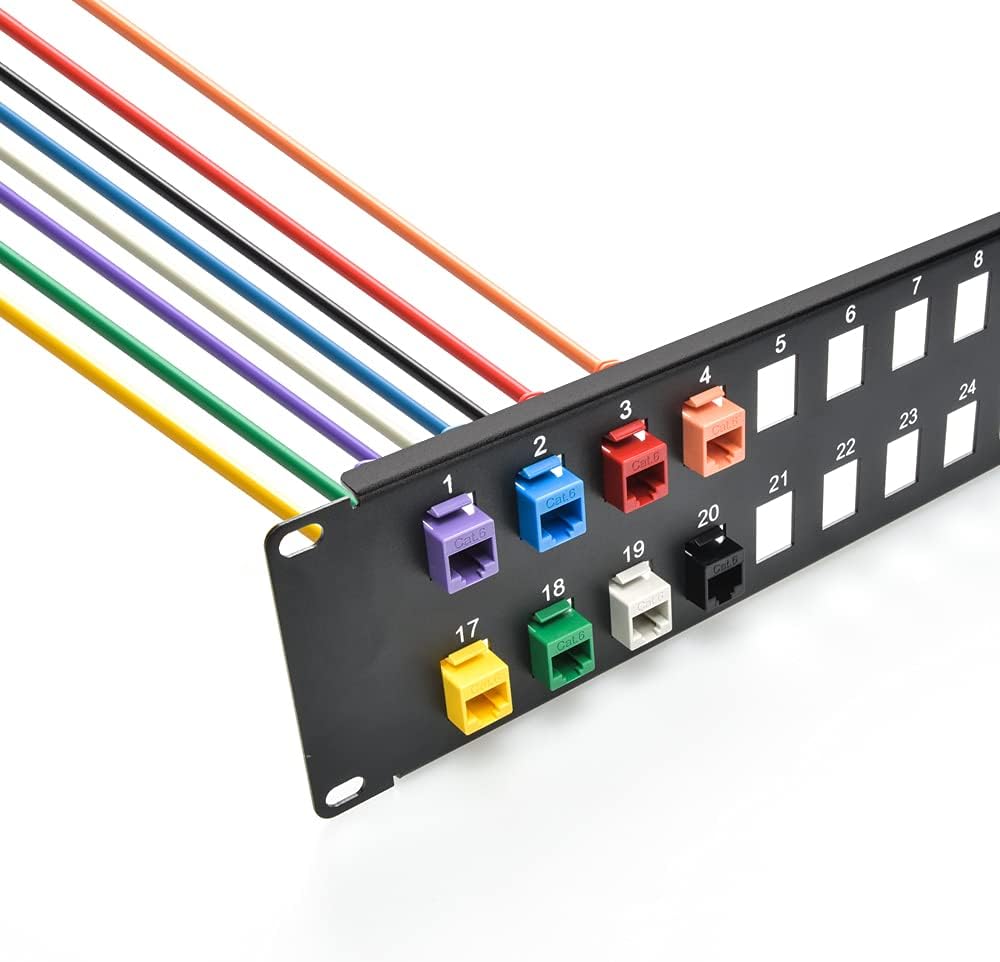 24 Port Blank Patch Panel L7689