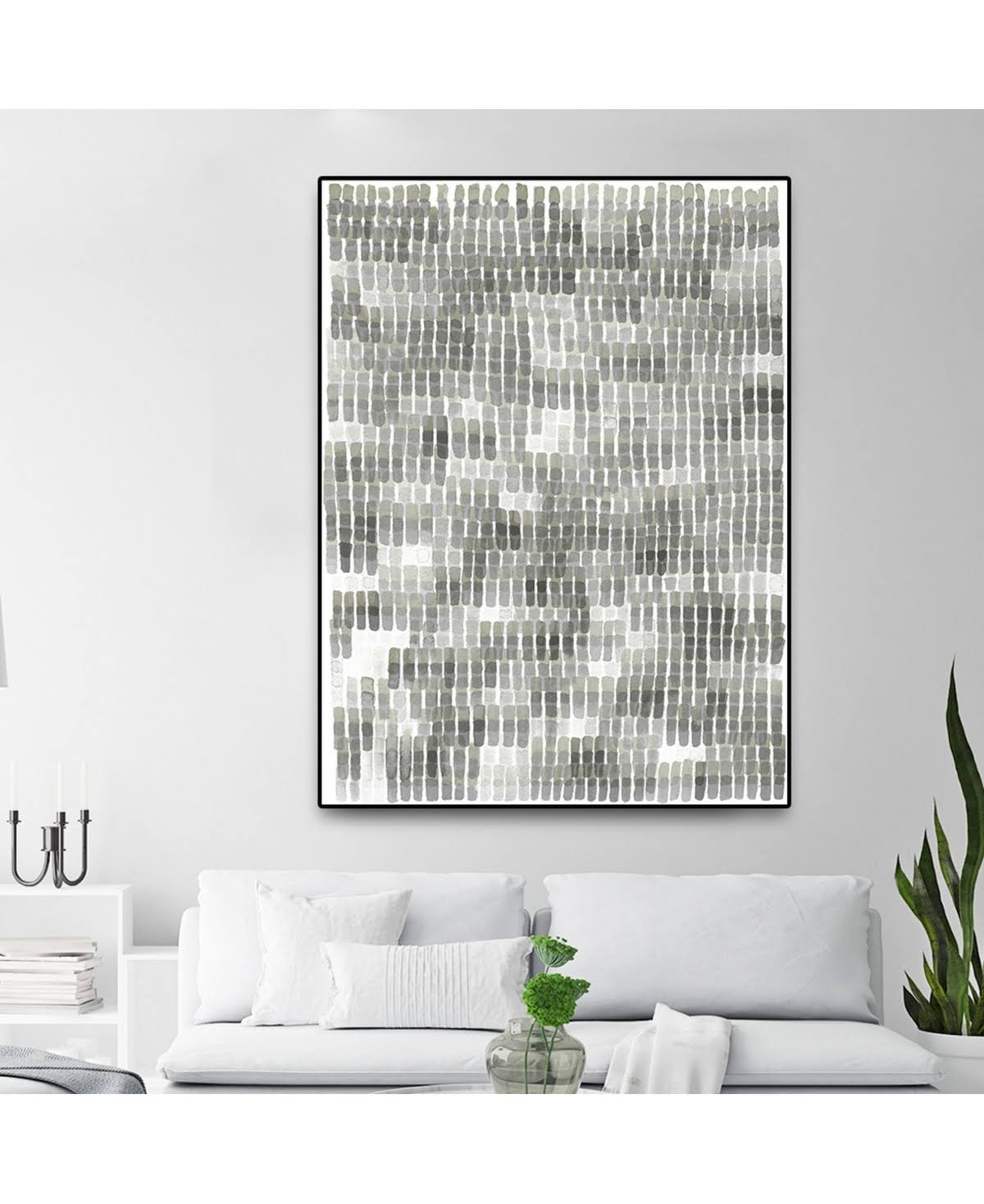 Oversized Framed Canvas, 40x22 x 60x22 - Multi F8168