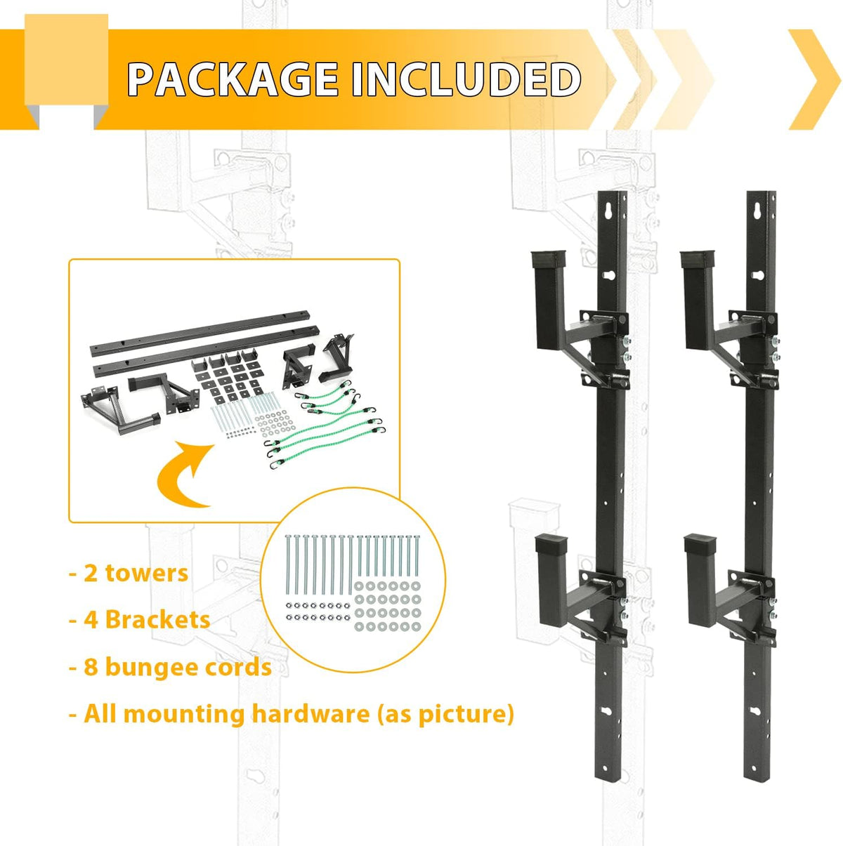 Adjustable Trailer Ladder Rack V242