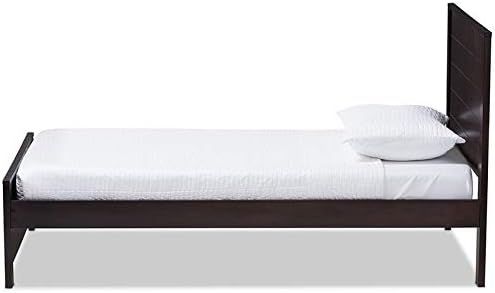 Twin Platform Bed in Espresso C275