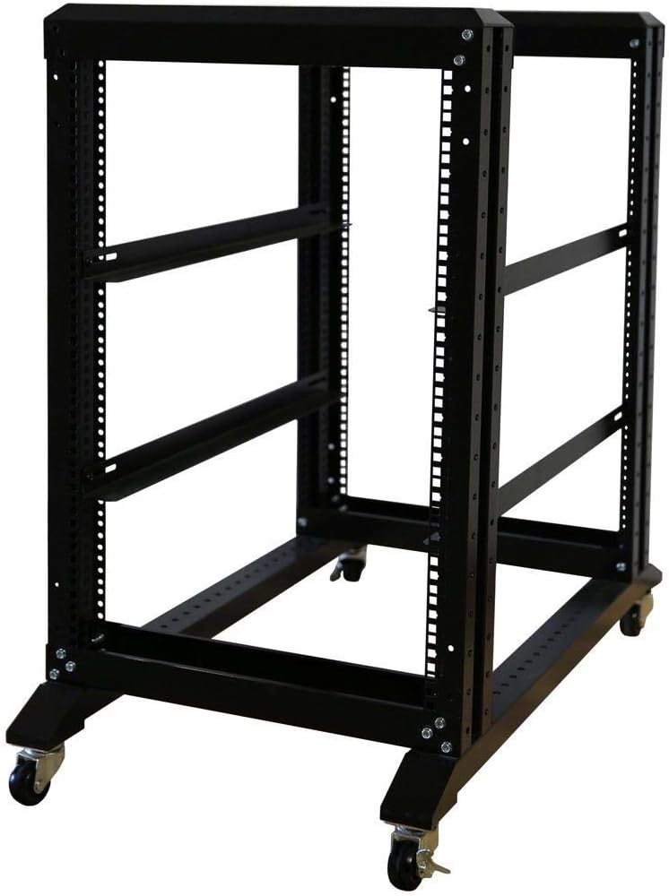 4 Post 19 inch Adjustable Cold Rolled Steel Server Rack W6803