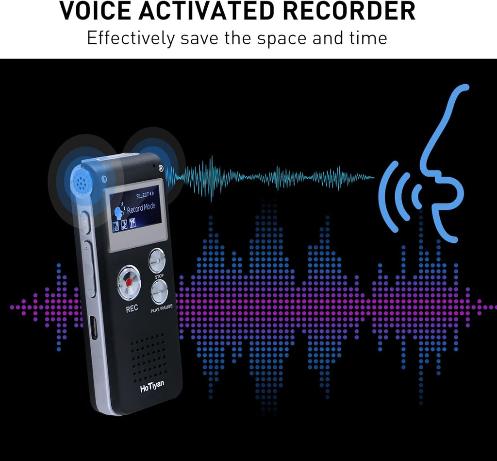8GB Voice Activated Recorder Pack of 2 I47902