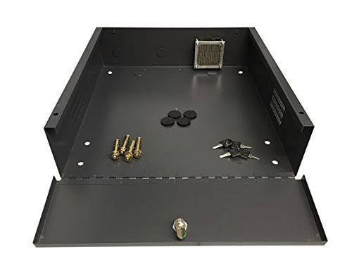 Heavy Duty 16 Gauge Steel DVR Security Lockbox with Fan D14825