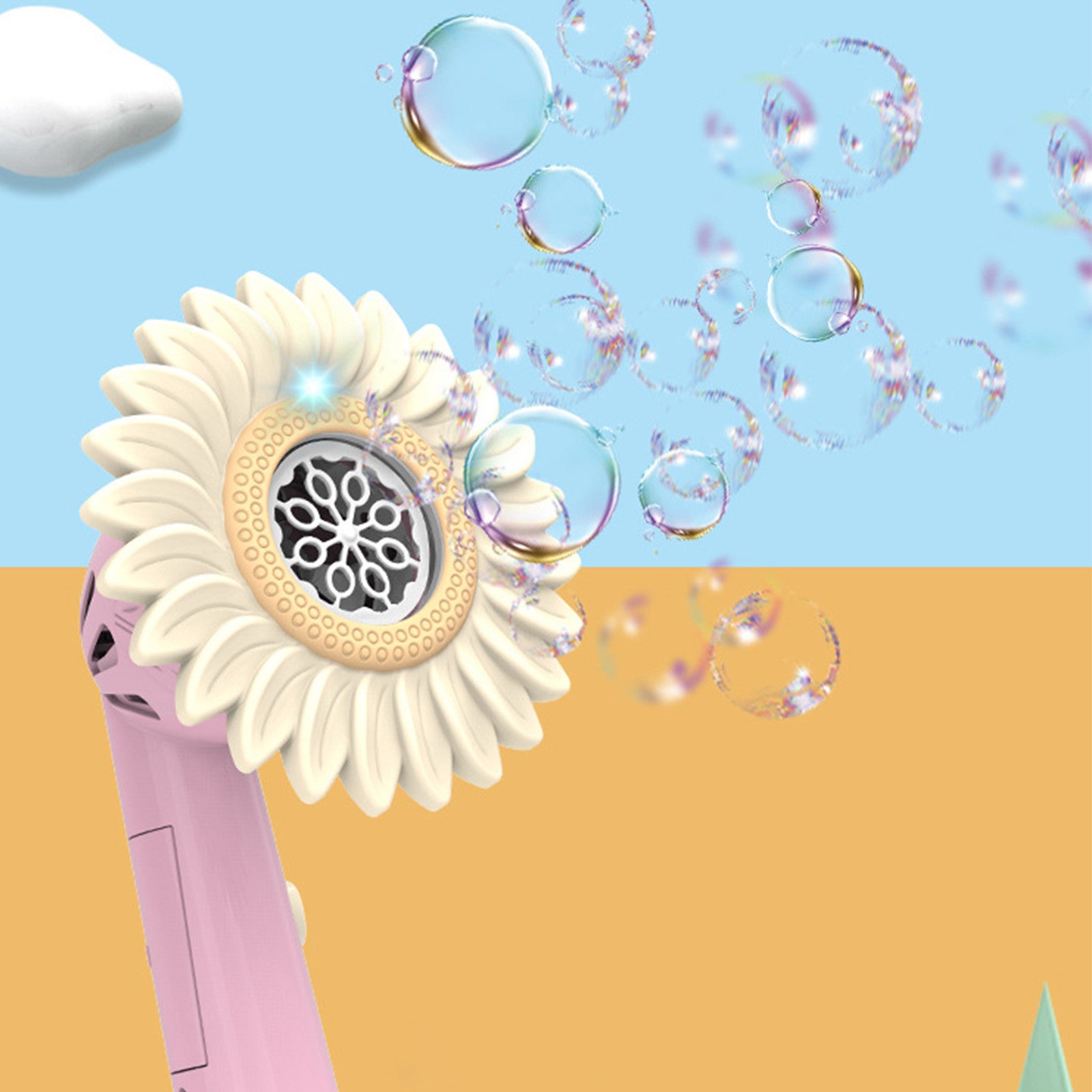 Hand-held Automatic Bubble Machine Toy（50ml） E14020