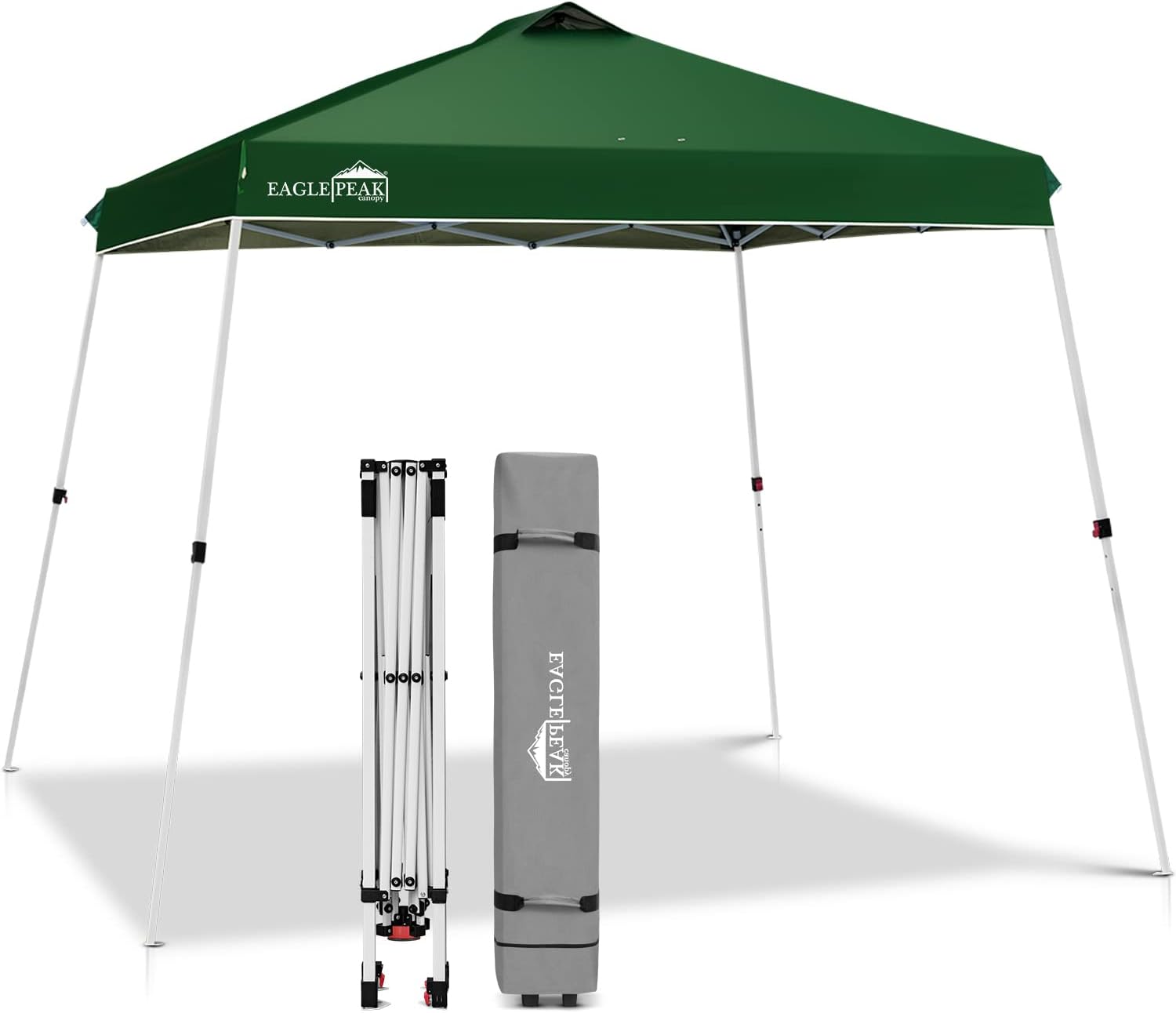 10' x 10' Slant Leg Pop-up Canopy Tent White C555