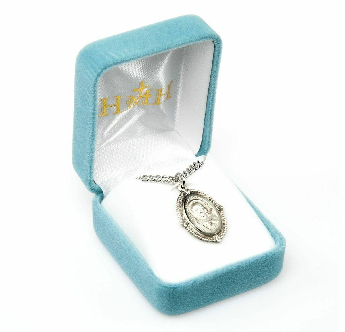 Sterling Silver Scapular Medal V97137