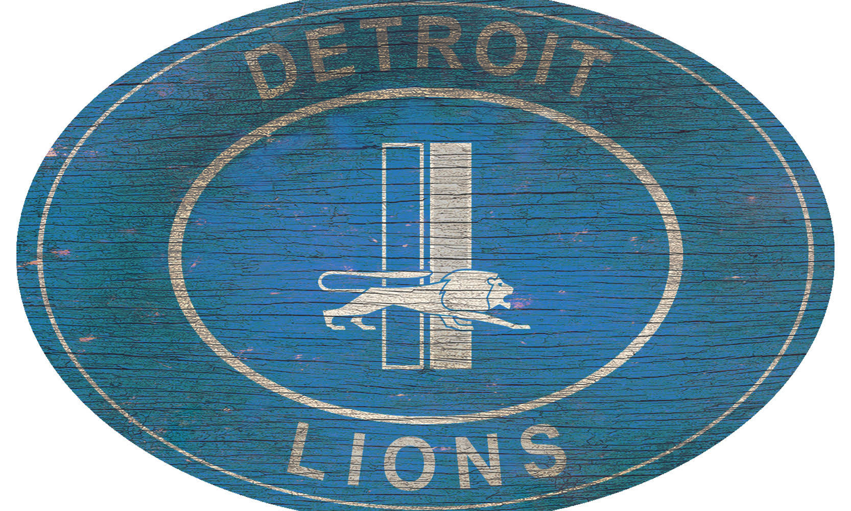 Detroit Lions Heritage Logo Oval X5553