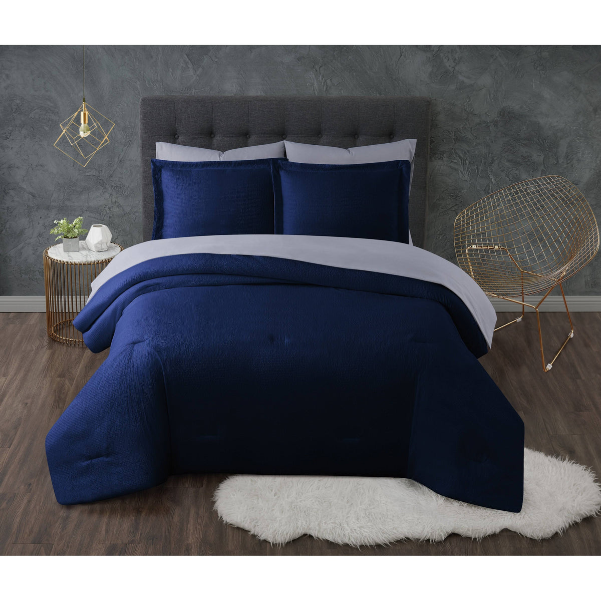 5 Piece Twin XL Bed in A Bag - Grey I332647