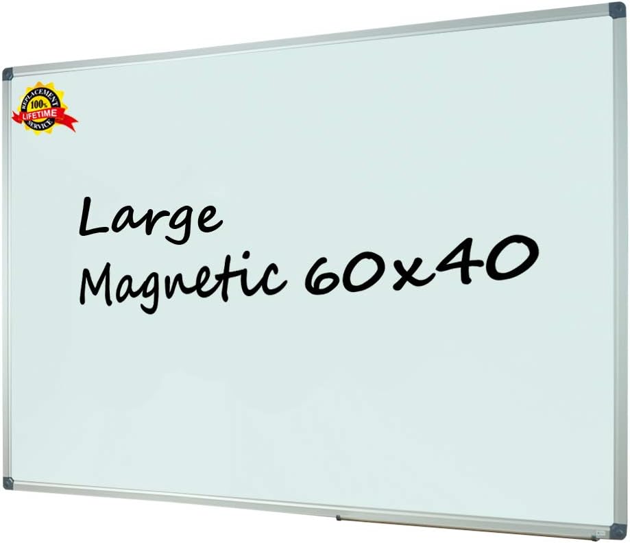 Black Aluminium Framed Magnetic Dry Erase Calendar Whiteboard 36 x 24 Inch B408