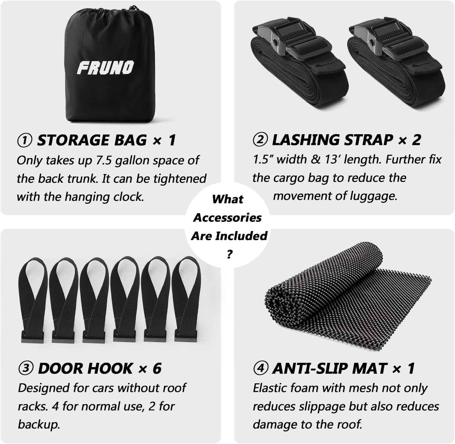 21 CUFT Waterproof Rooftop Cargo Carrier A1616