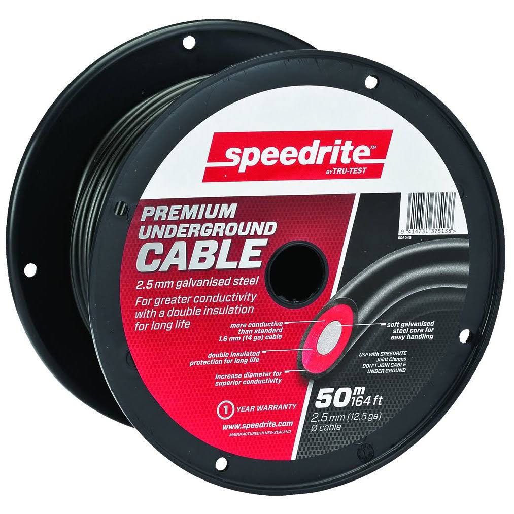 165 ft. 12.5 Gauge Black Underground Cable K18865