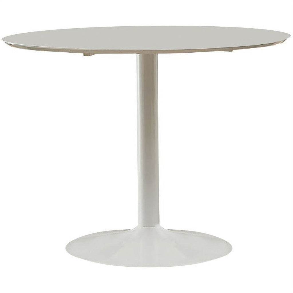 White Round Dining Table W984