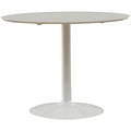White Round Dining Table W984