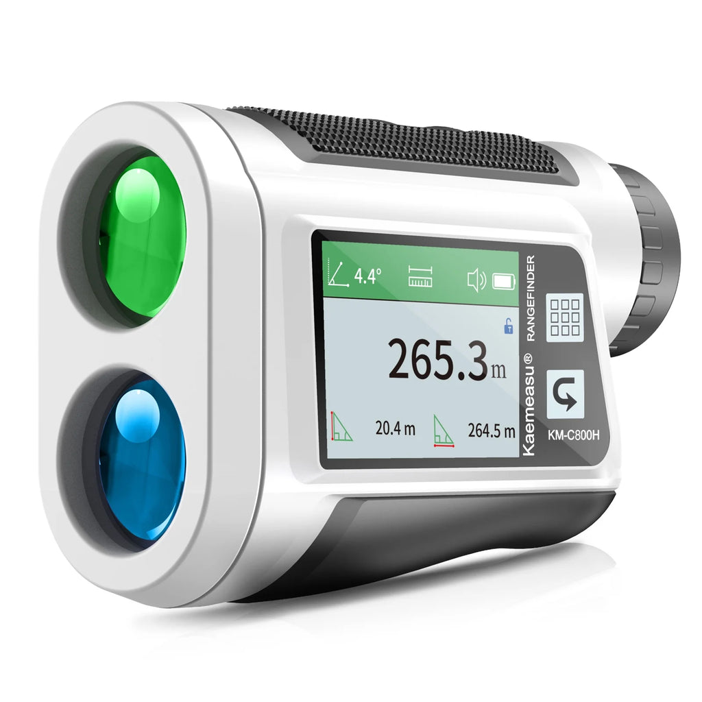 Rangefinder with LCD Touch Screen 6X Magnification 600M / 800M USB Rechargeable Distance Meter with Slope Function A61059