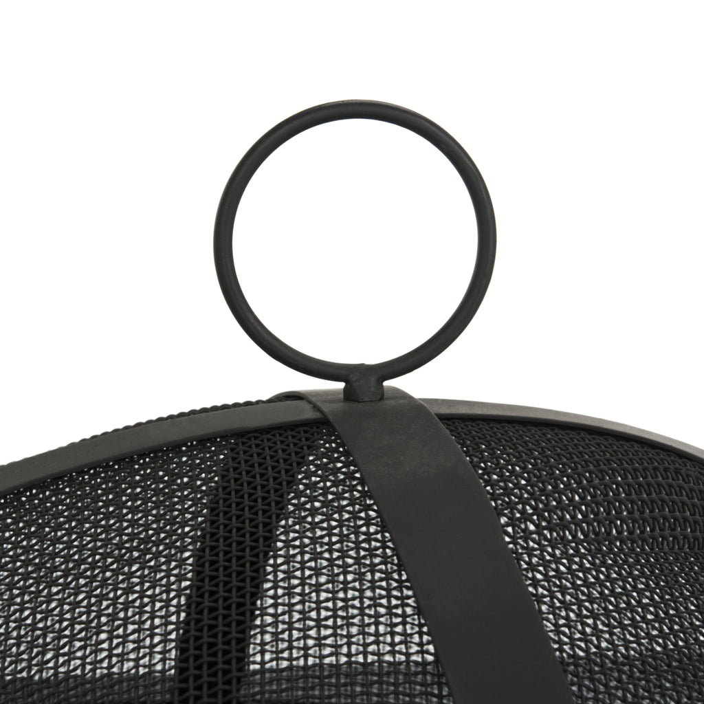 Outdoor Modern Square Fire Pit with Cover F4342