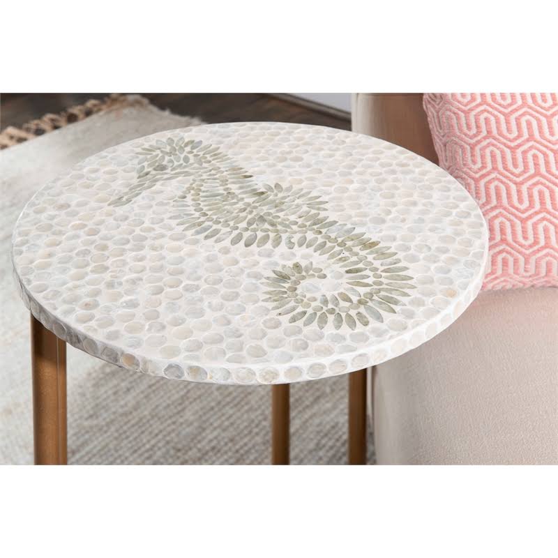 Gold Metal Accent C Table F7739