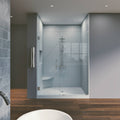 Chrome Frameless Hinged Shower Door E4379