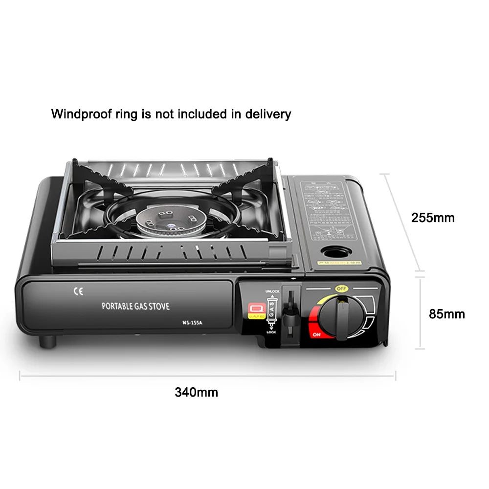 Portable 2.9KW Cassette Butane Stove with Piezo Ignition P73960