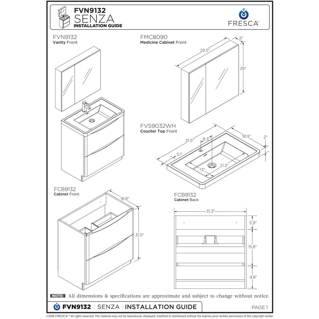 Glossy Gray Free Standing Bathroom Cabinet M870