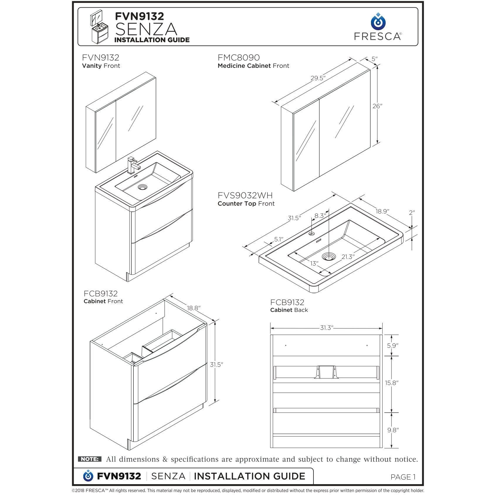 Glossy Gray Free Standing Bathroom Cabinet M870