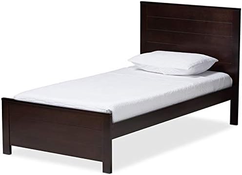 Twin Platform Bed in Espresso C275