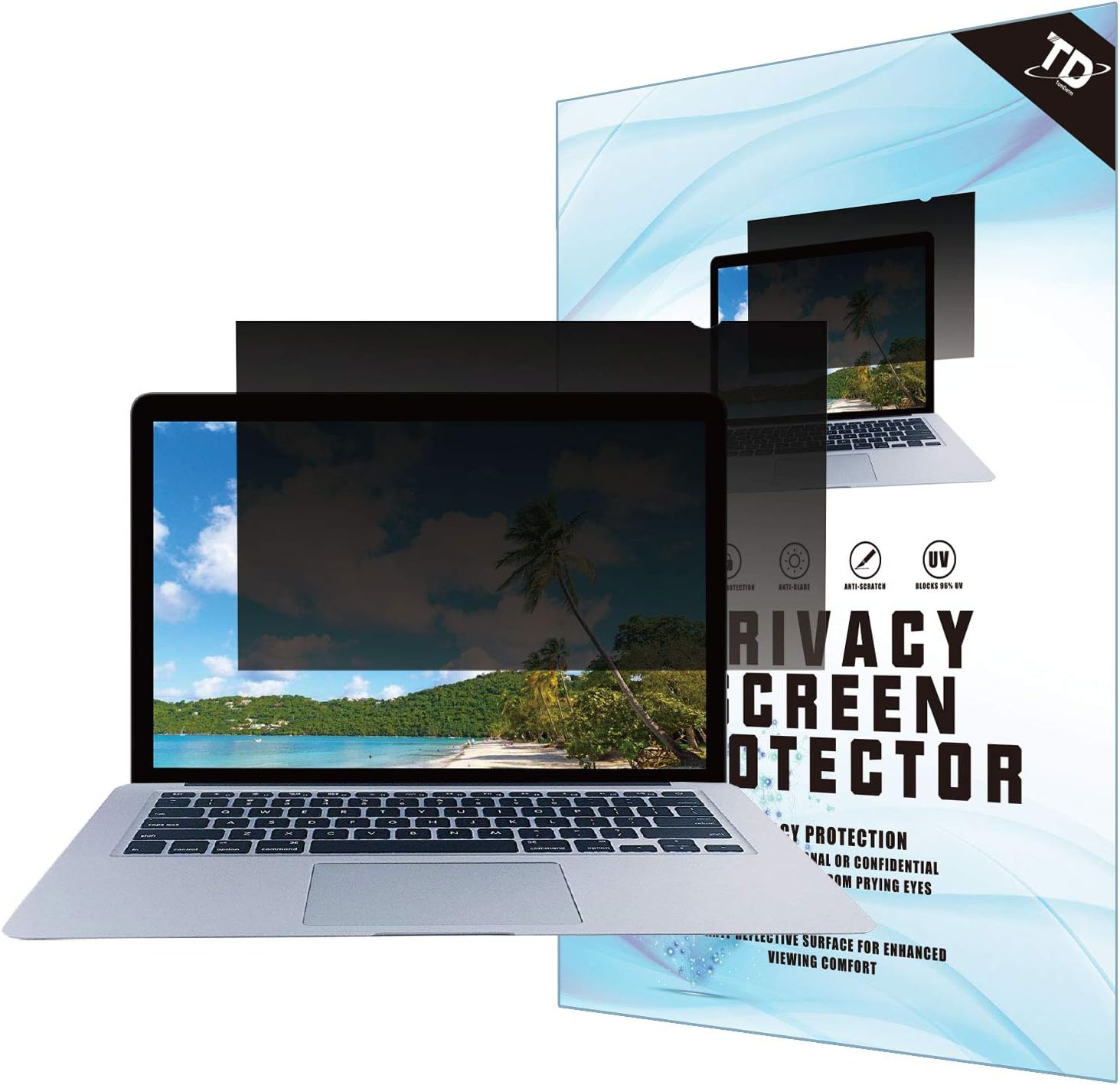 16:9 Anti-Glare Privacy Screen Filter for Widescreen Monitor, Pack of 2 C829