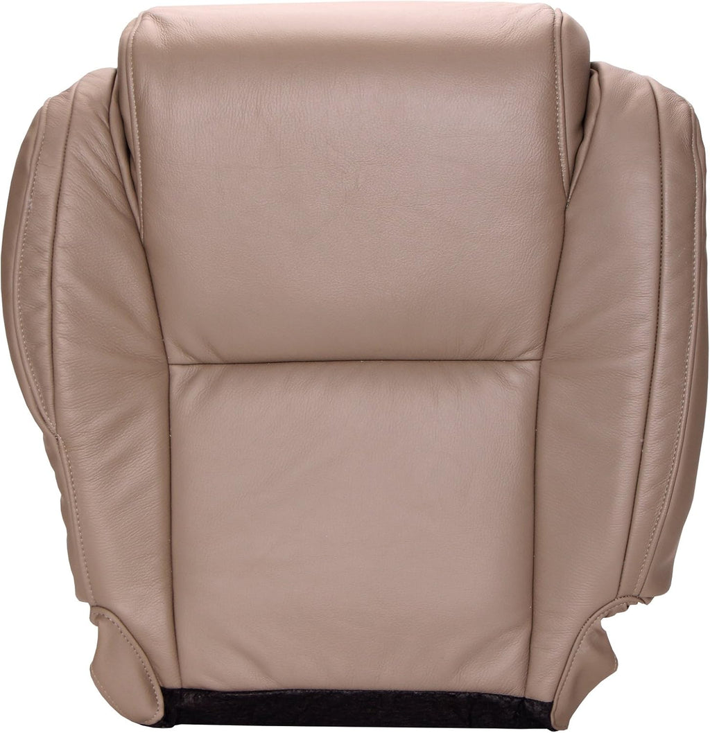 Passenger Bottom Replacement Seat Cover - Red Rock Leather with Extra Seam L84855