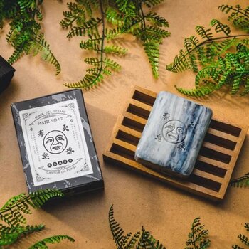 Charcoal Hair Soap Bar 125g G1454