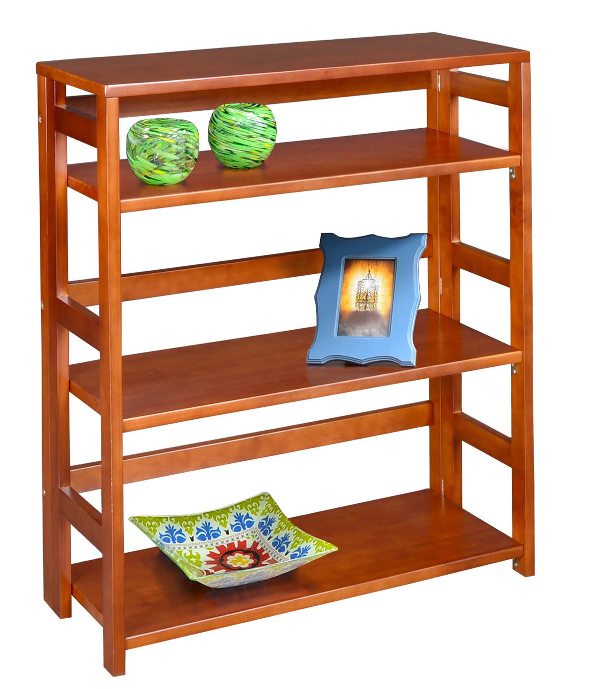 Grey High Folding Bookcase N175