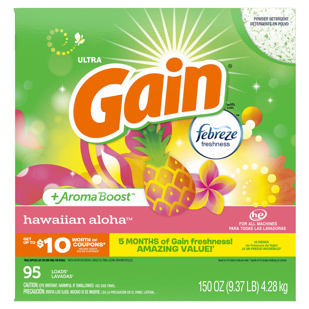 150 oz Hawaiian Aloha Scent Laundry Detergent Powder M56530