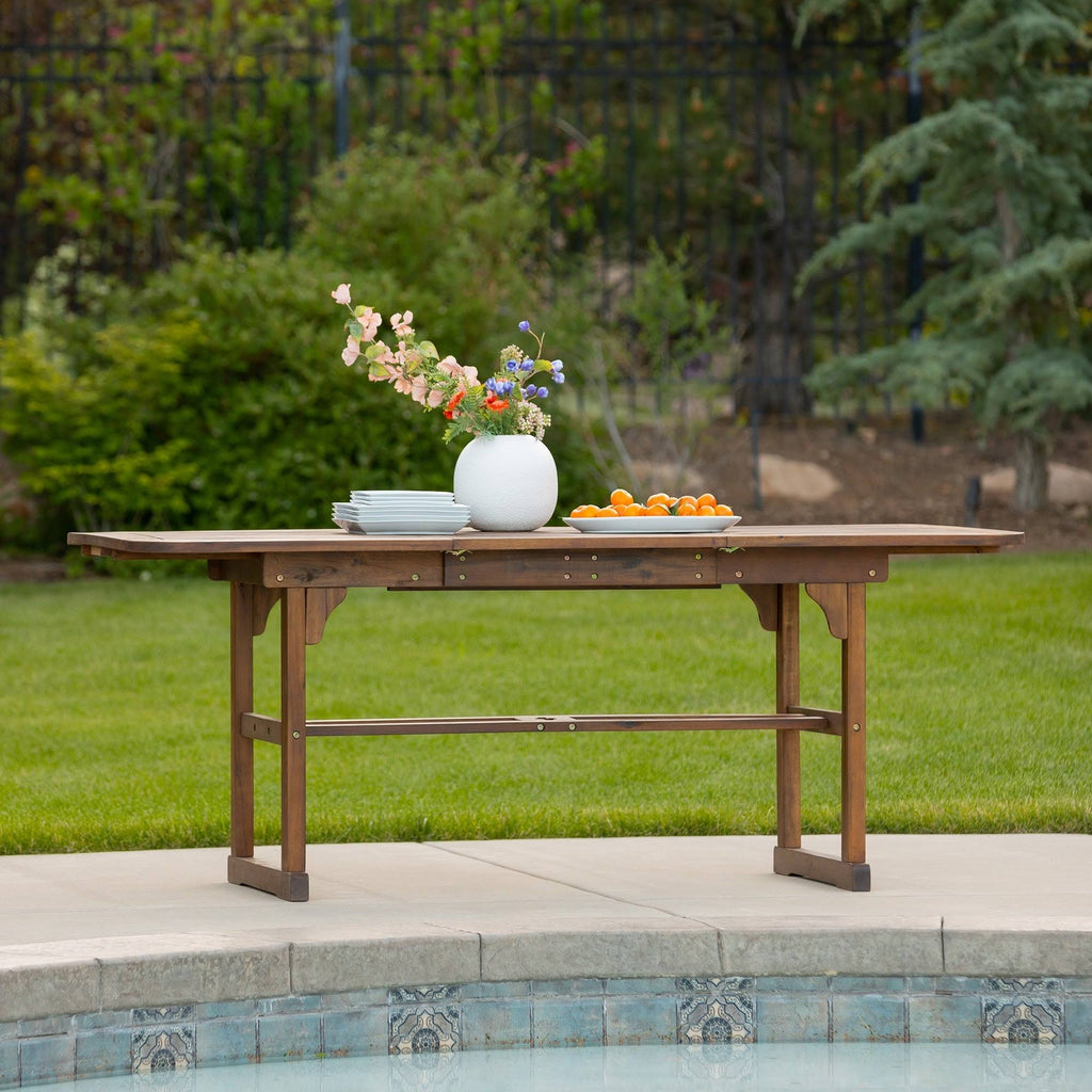 Grey Wash Acacia Outdoor Extension Table F96884