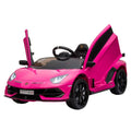Pink 12V Kids Electric Ride on Car with Remote Control V56952