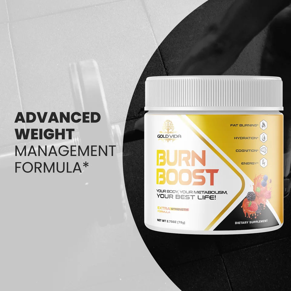 (2 Pack) Gold Burn Boost Powder Dietary Supplement B804
