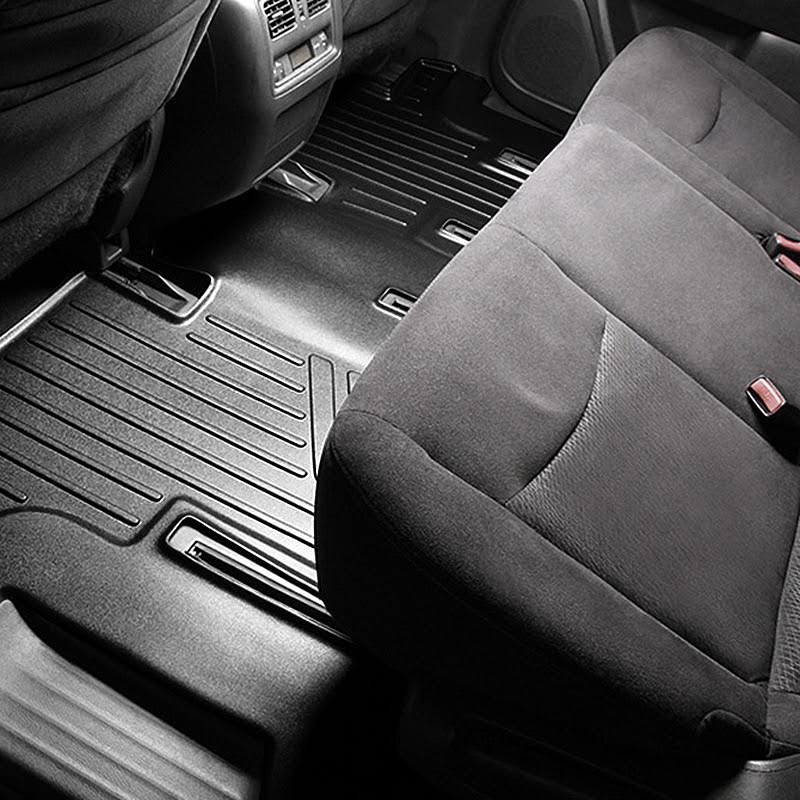 Black All-Weather Floor Mats with Extended Cargo Liner E403620