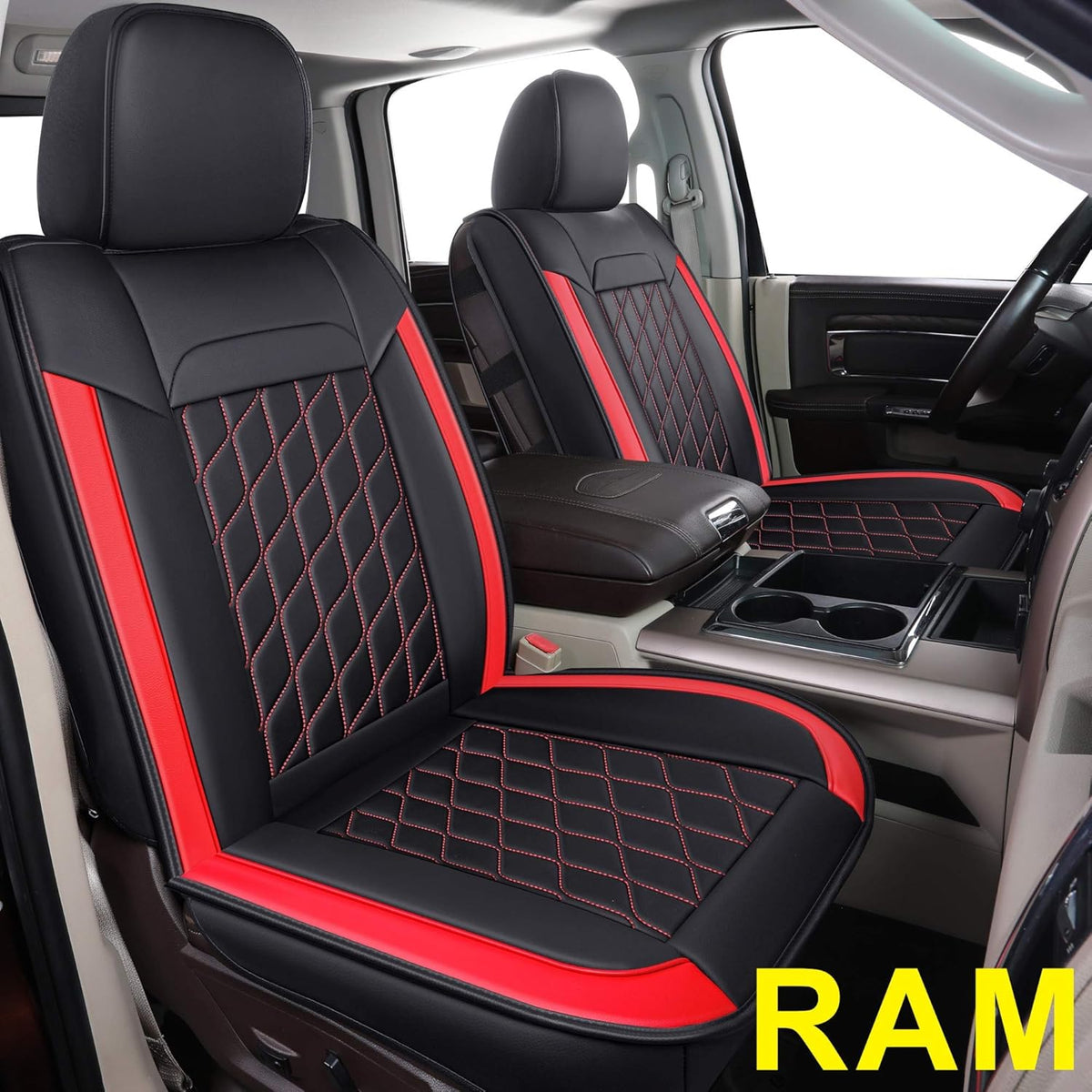 Ram Seat Covers Full Set with Faux Leather O854657