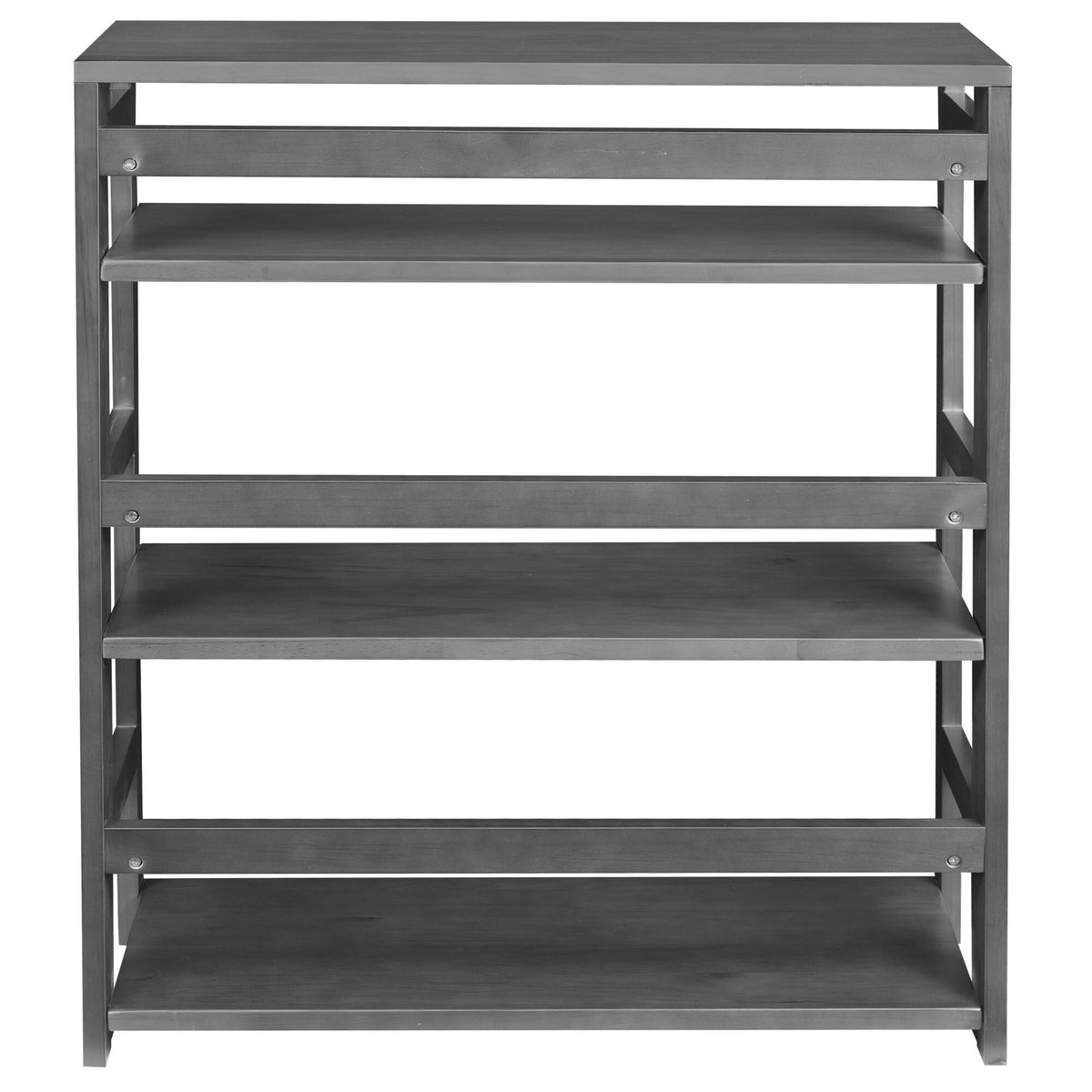 Grey High Folding Bookcase N175