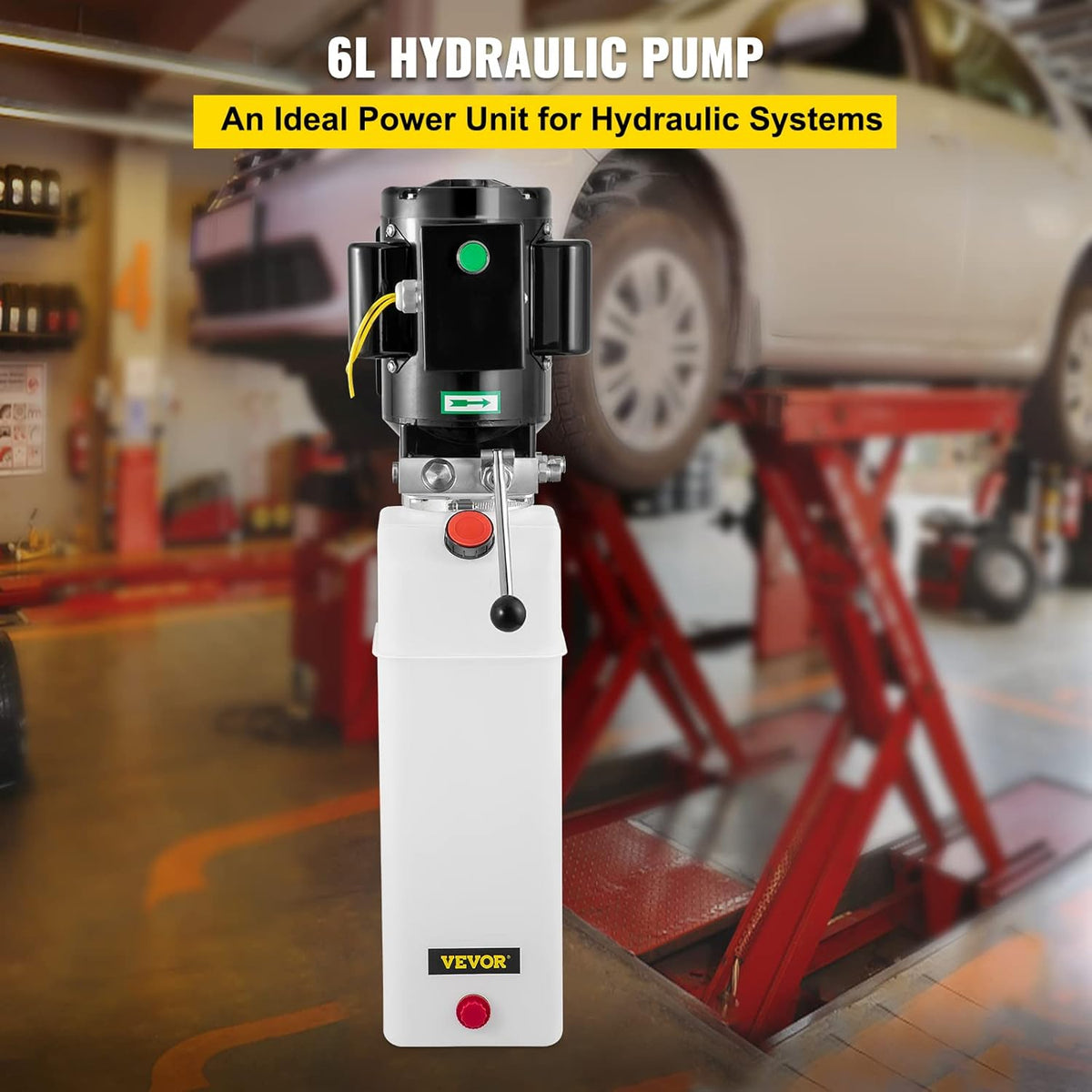 Hydraulic Power Unit 2.2KW 220V 3HP 50HZ 2750 PSI with 6L Plastic Reservoir Z505