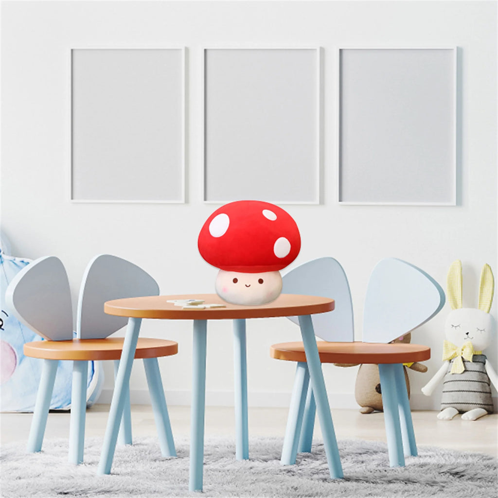 Cute Mushroom Shaped Plush Toy Stuffed Doll R9952